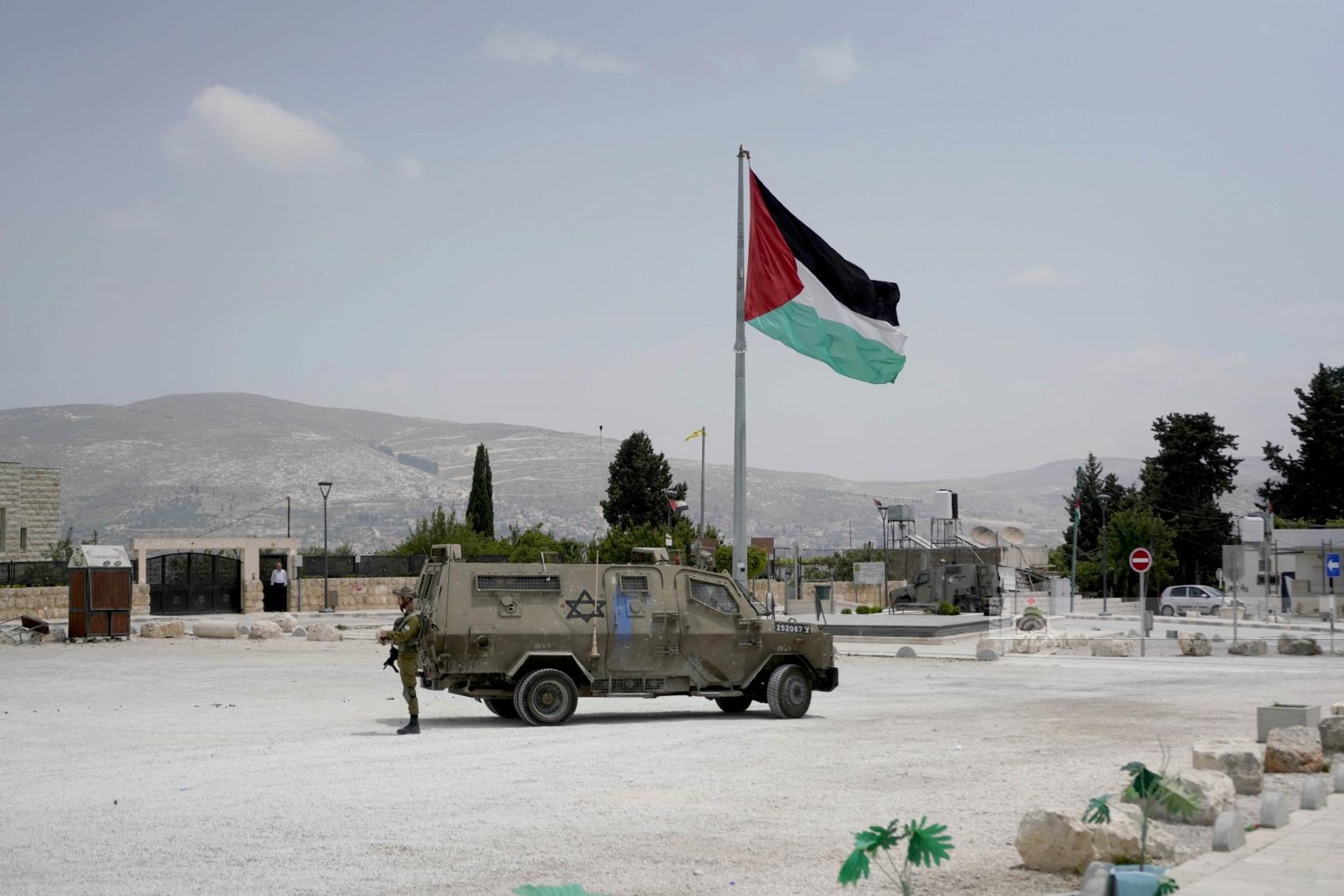 قوات الاحتلال الإسرائيلي تقتحم الموقع الأثري في بلدة سبسطية (أرشيف وفا)